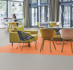 Forbo Marmoleum Decibel on Order 373835 orange glow фото 3 | FLOORDEALER